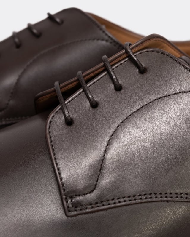 Lace-up Derby shoes with leather lining by BOSS.
LacesFully linedSole: LeatherPackaging: Box
100% Calfskin, Sole: 65% Leather, 35% compressed wood fibres, Upper material: 100% Calfskin, Innersole: 100% Calfskin
 
50499740
 
