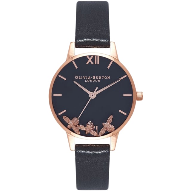 OLIVIA BURTON OB16CH06 Uhr Frau Quarz• Material: Edelstahl• Glas: Mineral• Armband: Kunstleder• Farbe: Rosegold• Wasserbeständigkeit: 10 m (1 ATM)• Gehäusegröße: 30 mm