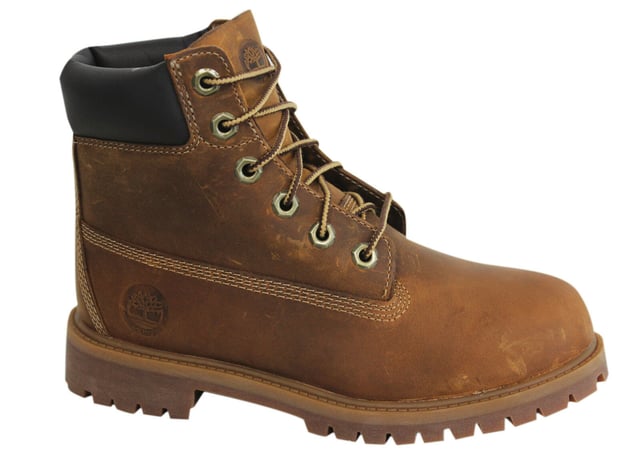 The Timberland Earthkeepers 6-inch Kids Brown Boots are the perfect blend of rugged durability and eco-conscious design, tailored specifically for the young adventurers in your life. These iconic boots have been reimagined to provide kids with the same quality, comfort, and style that Timberland is known for while instilling a sense of environmental responsibility.

Key Features:

 Premium Leather:  Crafted from high-quality, full-grain leather, these boots ensure lasting durability, capable of withstanding the active lifestyle of kids.

 Earthkeepers Philosophy:  These boots are part of Timberland's Earthkeepers collection, which focuses on sustainable materials and eco-friendly practices, teaching kids the importance of environmental stewardship.

 Classic 6-inch Design:  Modeled after the iconic Timberland adult boots, this 6-inch version boasts a timeless style that's versatile for both casual outings and outdoor adventures.

 Comfortable Fit:  The boots feature a padded collar and a cushioned insole, providing all-day comfort for active play, exploration, or any activity your child engages in.

 Sturdy Outsole:  Designed for traction and durability, the rugged rubber outsole ensures kids maintain a firm grip on various surfaces, giving them the confidence to roam freely.

 Lacing System:  The secure lace-up design not only allows for a customizable fit but also teaches kids important skills like tying their own shoes.

 Enhanced Ankle Support:  The 6-inch height of the boots offers ample ankle support, making them suitable for outdoor activities such as hiking, camping, and playing.

 Versatile Brown Color:  The rich brown color adds a touch of style to any outfit while effectively hiding scuffs and dirt that are inevitable with active play.
