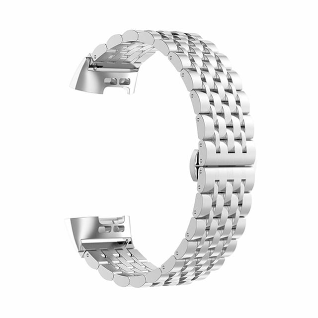 Aquarius Metal Stainless Steel Replacement Strap Band for Fitbit Charge 3, Silver  Luxurious Business style Metal loop band for Fitbit Charge 3 Advanced Fitness Tracker. It is a perfect companion mixed with fashion, nobility, elegance for Fitbit Charge 3 Special Edition. Comes with an adapter on both ends, super easy and direct installation and removal, locks onto Fitbit Charge 3 smartwatch interface precisely and securely.  COMPATIBILITY: The stainless steel metal watchband specially designed for Fitbit Charge 2 (Tracker is NOT included), premium exquisite stainless steel with stylish, comfortable, durable, and elegance. PREMIUM MATERIAL: Fine workmanship of stainless steel ensuring its toughness and durability in use. The polished surface brings you a strong sense of high-class quality and elegance. Compared to rubber bands, this stainless steel watch band has better breathability and prevents you from allergy. ADJUSTABLE BAND LENGTH: The watch band comes with a free watch link remover tool which makes it easy to adjust the band length to your wrist. Fit for most wrists. Perfect for gifting, Gifts for Men, Gifts for women, Christmas, Valentine's Day, Mother's Day, Father's Day, Birthdays, Anniversaries, etc.  Key Features : Luxurious Business style Metal band for Fitbit Charge 3 Advanced Fitness Tracker. It is a perfect companion mixed with fashion, nobility, elegance for Fitbit Charge 3 Special Edition. Comes with an adapter on both ends, super easy and direct installation, and removal. Locks onto Fitbit Charge 3 smartwatch interface precisely and securely. Available Colors: Black, Silver, Gold, Rose Gold  Product Specifications : Brand: Aquarius Material: Metal Available Colors : Black, Silver, Gold, Rose Gold Product Dimension : 10x5x1cm Package Dimension : 10x5x2cm  Package Includes : 1x Aquarius Aquarius Metal Loop Stainless Steel Replacement Watch Band for Fitbit Charge 3