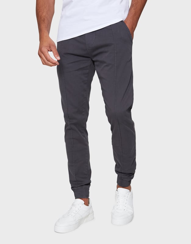 Cuffed casual hotsell trousers