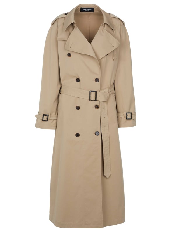 97% katoen, 3% elastaan; Dolce & Gabbana-jas; Model: F0Z66T FUFJ9 S9403; Hoogwaardige afwerking; Zacht katoen, stretch; reverskraag met gesp; Pak met dubbele rij knopen en 8 knopen; stormflap; manchetband met gesp; Riem met gesp; Twee zijzakken; loopspleet; Dolce & Gabbana-logodetails