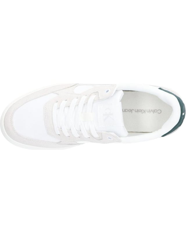 SNEAKERS CALVIN KLEIN FOR MAN YM0YM01100 CLASSIC CUPSOLE ICONIC White, Padded insole, Nonslip soles, Flexible sole