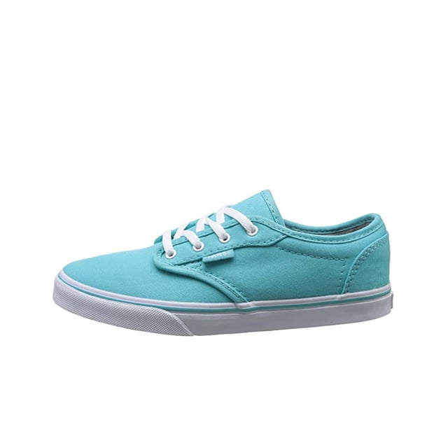 Vans Atwood Low-up Blue Canvas Kids Plimsolls SEGF8N Vans Atwood Low-up Blue Canvas Kids Plimsolls SEGF8N