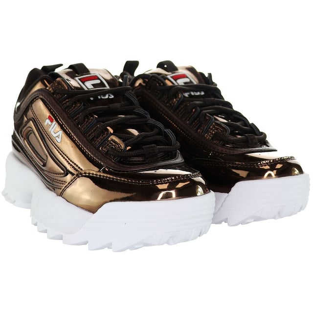 Fila Disruptor F Low Lace-Up Oro Sintético Zapatillas Mujer 1011019 31A