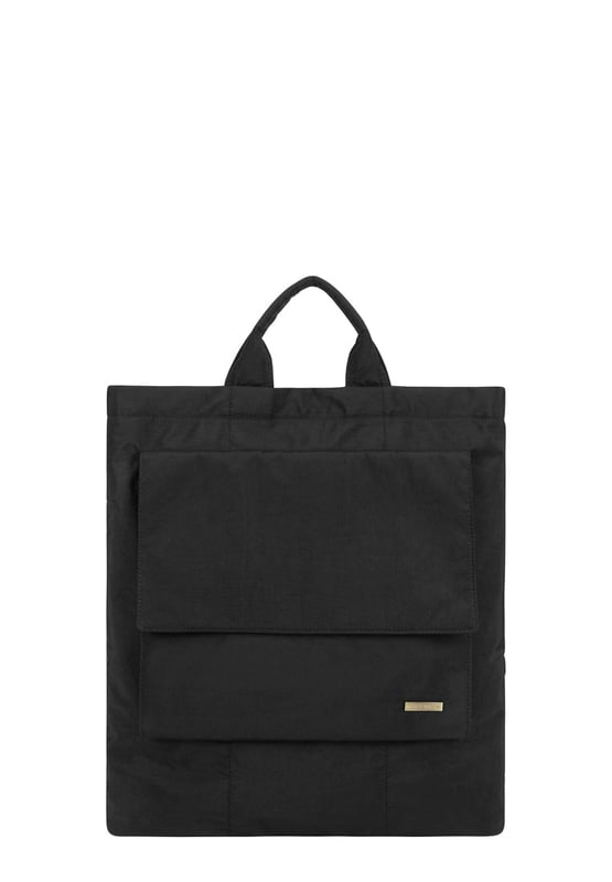 Made from our signature nylon, the Portrait Nylon Tote is the perfect way to carry all your everyday essentials. Featuring a padded carry handle and adjustable crossbody strap with a clip off function. Features: , Zip top opening, Front oversized flap over zip pocket, Rear zip pocket, SMITH & CANOVA antique brass logo, Branded antique brass zips, Padded grab handle, Adjustable crossbody strap (detachable), Internal 15 inch padded laptop sleeve, Internal zip pocket, 2 Internal mobile phone slip pockets - fits normal and plus size smart phones, 2 Internal pen slip pockets Style Ref: 92682 BLACK
