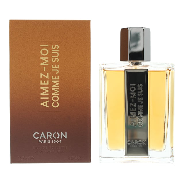 Caron Aimez-Moi Comme Je Suis was launched in 2020 as a woody spicy fragrance for men. The top notes of this scent are ginger and Grapefruit. Middle notes are Hazelnut and Haitian Vetiver. Base notes of Tonka Bean and tobacco.
