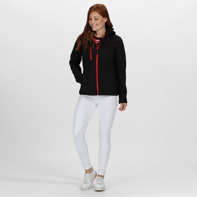 Fabric: Microfleece, Polyester, Woven. Design: Plain. Fabric Technology: Breathable, Waterproof, Wind Resistant, XPT. Chin Guard, Cut Out Label, Hooded, Three Layered. Cuff: Adjustable. Neckline: Hooded. Sleeve-Type: Long-Sleeved. Hood Features: Adjustable, Grown On Hood. Pockets: 1 Chest Pocket, 2 Front Pockets. Fastening: Contrast Zip, Full Zip, Zip Guard. Hem: Open.