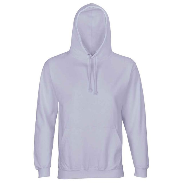 Material: 80% Cotton, 20% Recycled Polyester. Fabric: Brushed Back Fleece. 280gsm. Design: Plain. Double Fabric Hood, Drop Shoulder, Taped Neck, Unbranded Size Label. Hood Features: Drawcord, Grown On Hood. Hem: Ribbed. Neckline: Hooded. Sleeve-Type: Long-Sleeved. Cuff: Ribbed. Pockets: 1 Kangaroo Pocket. Fastening: Pull Over. Sustainability: Amfori, BSCI, Fair Wear Approved, Oeko-Tex Standard 100 Certified, PETA-Approved Vegan, REACH.