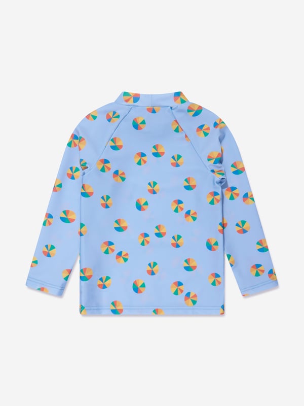 Introducing the deluxe Girls Beach Ball UV Rash Top in Blue by The Bonnie Mob, a holiday essential for your Baby Girl's stylish needs. This top delicately merges elegance with comfort. Key features include:  Chic Design: An adorable print infuses a touch of playful fashion, making this top a striking addition.  Ultimate Comfort: Crafted out of premium materials, this top ensures standout comfort for your little one's daily endeavors.  Wardrobe Upgrade: revitalise your Baby Girl's attire with this Beach Ball UV Rash Top from The Bonnie Mob in Blue. Purchase now for your little one to shine in style!