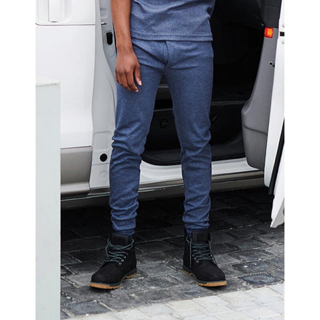 50% Polyester, 50% Cotton. Lightly brushed for maximum comfort. Long leg. Size - Waist to Fit S - 30-32, M - 33-34, L - 36-37, XL - 38-40, XXL - 42-44. Fabric Polycotton Weight 220gsm
