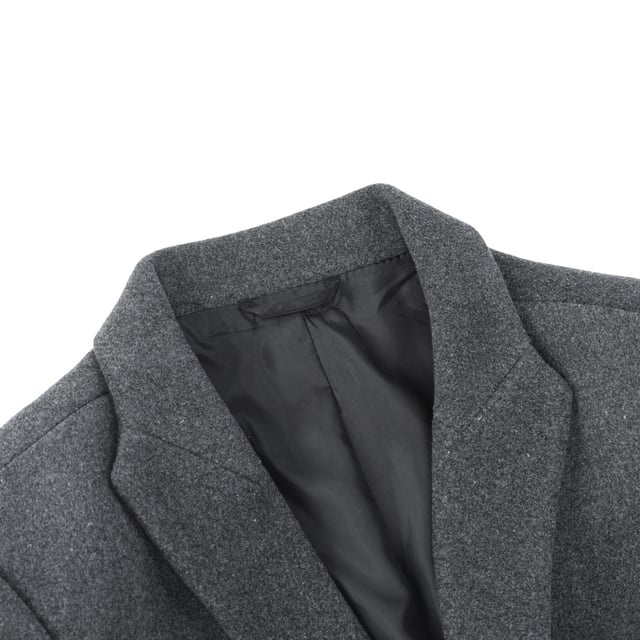 [Materiaalverzorging]

SUPERIEUR MATERIAAL - Wol 30% Polyester 70% Het is comfortabel, ademend, zachter, gladder, gemakkelijker te wassen en behoudt de vorm. Het ademt vrij en absorbeert zweet.

WASVERZORGING - Chemisch reinigen wordt aanbevolen; handwas is beschikbaar, maar met koud water.

VEELZIJDIGE GELEGENHEID - Het is geschikt voor meerdere gelegenheden, zoals het dagelijks leven, zakelijke bijeenkomsten, modieuze feesten, elke grote vakantie, enz.

[Pakket]

1*Jas