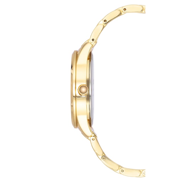 Gender: Women
Main color: Gold
Clockwork: Quartz: Battery
Display format: Analog
Water resistance: 0 ATM
Closure: Folding Clasp
Functions: No Extra Function
Case color: Gold
Case material: Metal
Case width: 34
Case length: 34
Facing: None
Wristband color: Gold
Wristband material: Metal
Strap connecting width: 8
Wrist circumference (max.): 20.5
Shipment includes: Watch box
Style: Fashion
Case height: 8
Glass: Mineral Glass
Display color: Grey
Power reserve: No automatic
bezel: none
Watches Extra: None