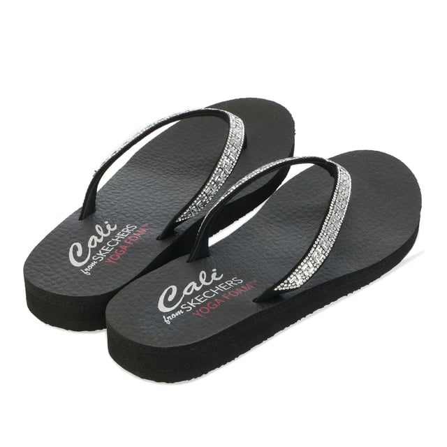 Skechers yoga discount foam flip flops