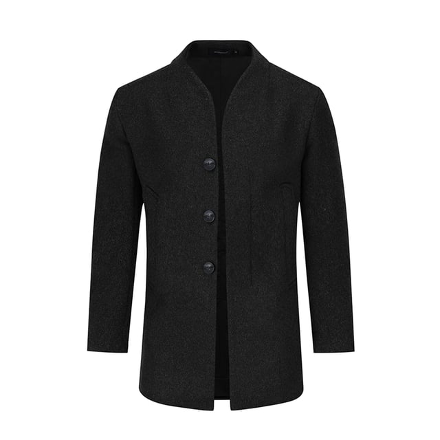 [Materialpflege] HOCHWERTIGES MATERIAL – 50 % Wolle, 50 % Polyester. Es ist bequem, atmungsaktiv, weicher, glatter, leichter zu waschen und behält die Form. Es atmet frei und nimmt Schweiß auf. WASCHEN – Chemische Reinigung wird empfohlen; Handwäsche ist möglich, jedoch mit kaltem Wasser. VIELSEITIGER ANLASS – Es eignet sich für viele Anlässe, wie den Alltag, Geschäftstreffen, modische Partys, jeden großen Feiertag usw. [Paket] 1 * Mantel
