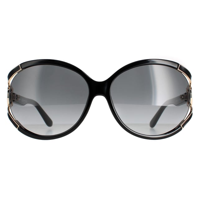 Salvatore ferragamo ronde dames zwart grijze gradiënt SF600S SF600's zijn een glamoureuze oversized ronde stijl gemaakt van lichtgewicht acetaat. De uitgesneden details rond de buitenrand van de lenzen en een geïntegreerd neuskussenontwerp zorgen voor extra comfort. Ferragamo's brandingfuncties op de tempels voor authenticiteit.