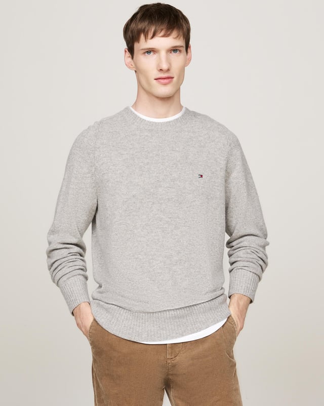 Tommy hilfiger lambswool jumper on sale
