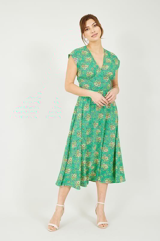 Yumi green dress top