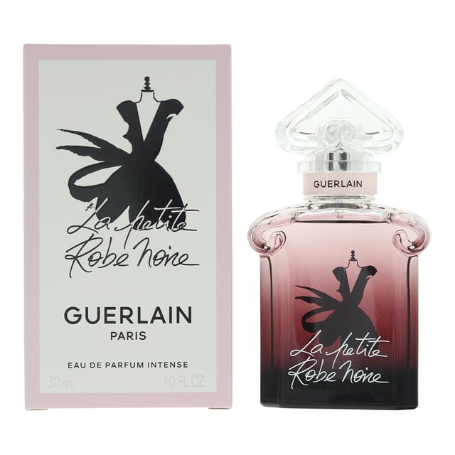 La Petite Robe Noire Eau de Parfum Intense, launched in 2022, is a Floral Fruity Gourmand fragrance for women by Guerlain. Perfect for Fall and Winter, this fragrance is mostly worn during the evening but can be worn during the day. Created by Dephine Jelk, this fragrance contains top notes of Raspberry, Bergamot and Blueberry. Middle notes of this fragrance are Turkish Rose, Bulgarian Rose, Orange Blossom and Jasmine with base notes of Vanilla, Cotton Candy, White Musk, Patchouli and Sandalwood.