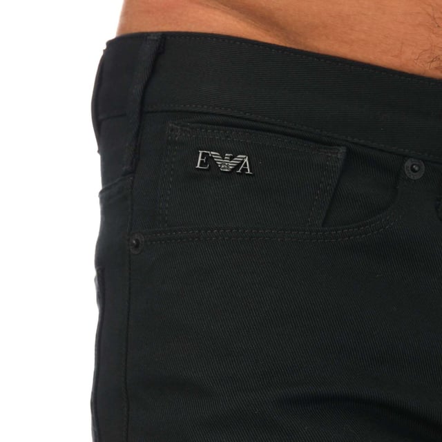 Men s Armani J06 Slim Fit Jeans in Black