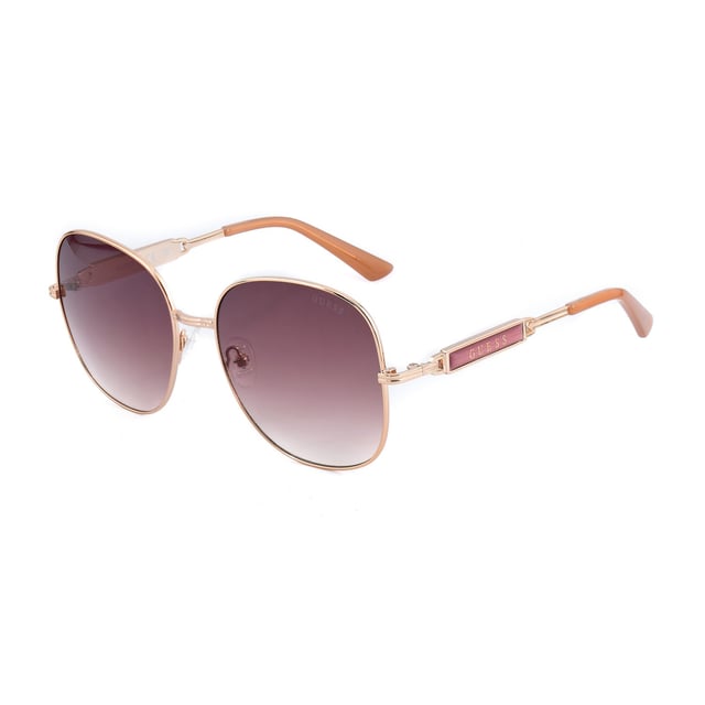 GUESS GF6190-5828F woman's sunglass• material: metal• color: golden• size: 57/18/140 mm (lens width / bridge width / temple length)  DEGRADED-CATEGORY 3
