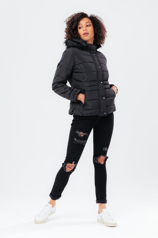 Hype black on sale coat