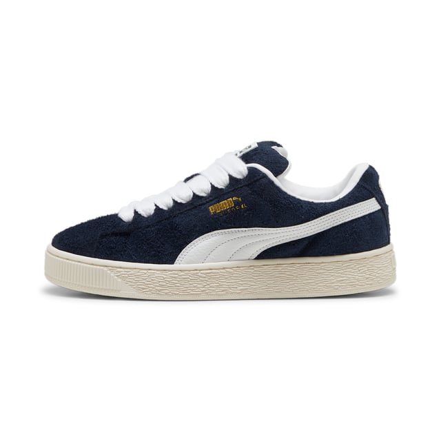 Basket Puma Suede XL Herren Blau Leder. Authentischer Schuh der Marke Puma - Streetwear/Sportswear-Design von Puma - Puma für Herren, modisch und perfekt für den Alltag - Die blauen Basket Pumas lassen sich hervorragend mit dem Rest Ihrer Garderobe kombinieren - Bequemes Leder-Material - Klassische Schnürsenkel - Suede XL - Synthetik.