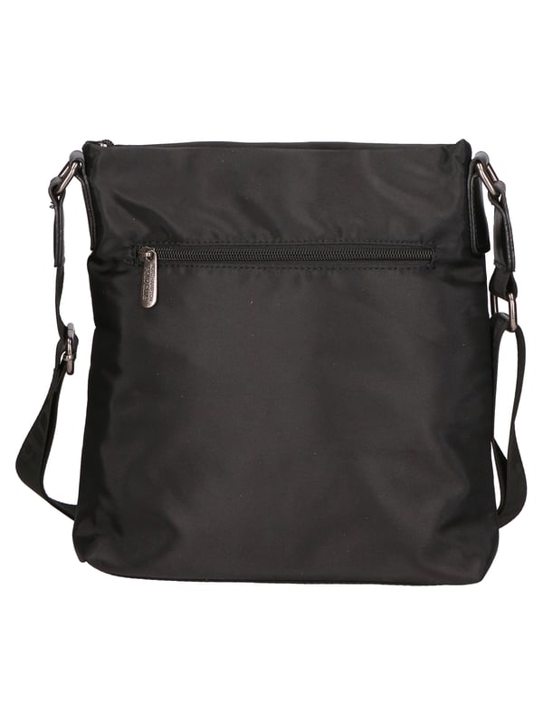 Northampton polo club Bolso de hombro mensajero para hombres de nylon con detalles de cuero PU de un solo compartimento. Producto vegano.