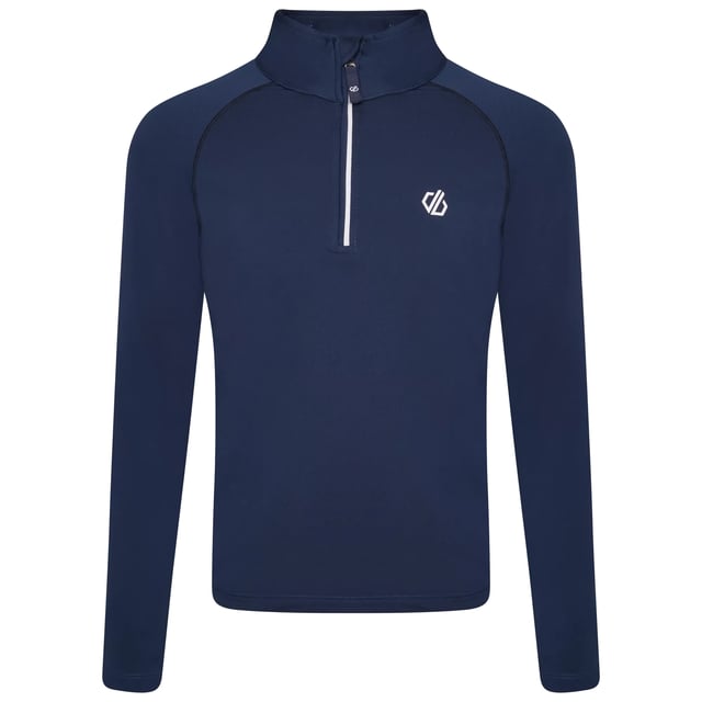97% Polyester, 3% Elastane. Fabric: Brushed. Design: Logo. Sleeve-Type: Raglan. Neckline: Zip. Fabric Technology: Four Way Stretch, Lightweight, Quick Dry.