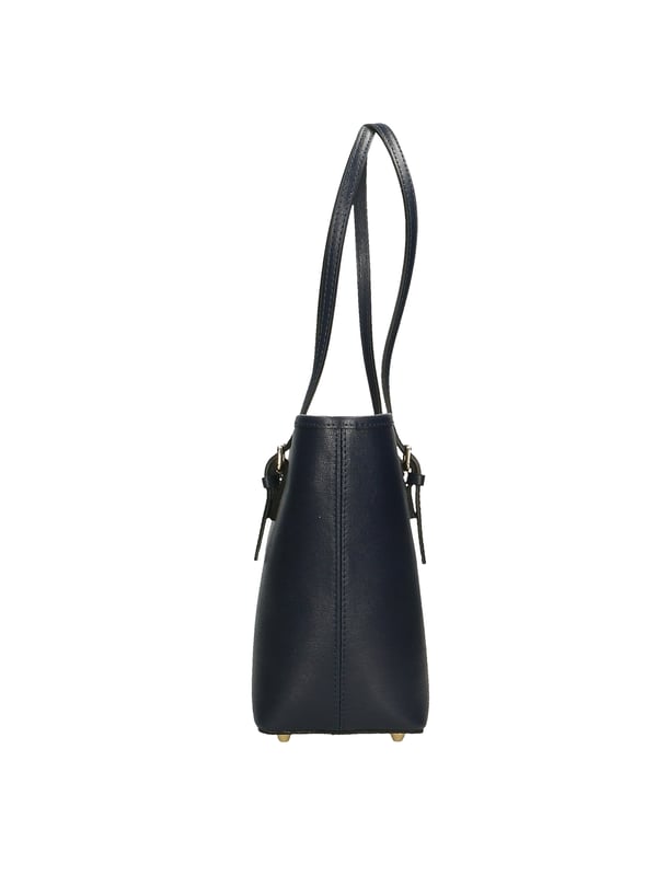 Bolso bandolera para mujer en piel genuina saffiano. Producto artesanal italiano. Hecho en Italia