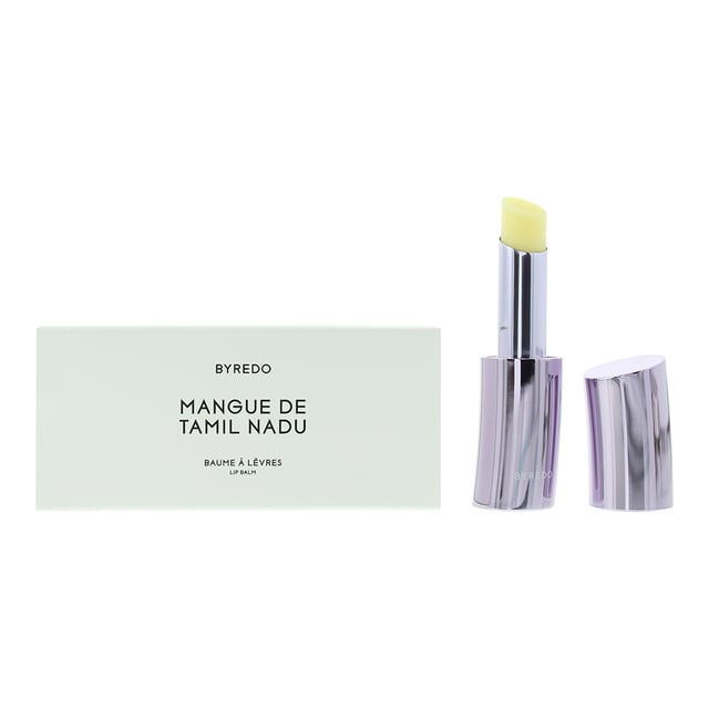 This clean and conditioning lip balm from Byredo has a natural, ultra hydrating formula, that is smooth, gliding and genderless. One coat gives hours of comfort. In its distinct curvilinear, anthracite metal stylish casing, the weight and precision are styled to feel good in the hand. The slim-line stick contained within is sealed with a magnetic click. Made from 99.8% natural based ingredients.