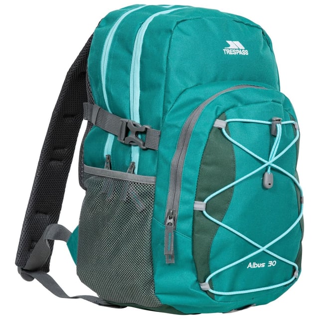 30 liter verstelbare rugzak. Multifunctioneel. 3 ritssecties. Interne zakken. Interne sleutelring. 600D polyester.