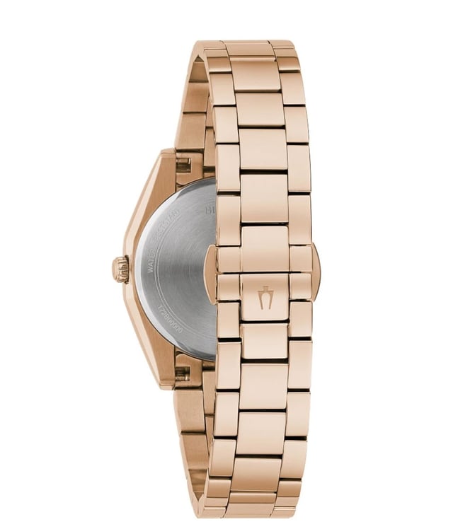 Bulova Surveyor roségold Damen Armbanduhr 97P156