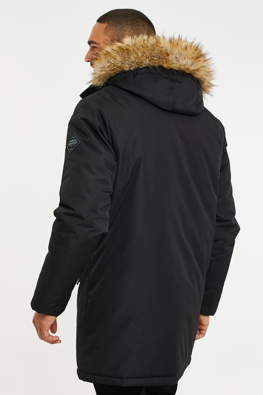 Threadbare hooded parka jacket online
