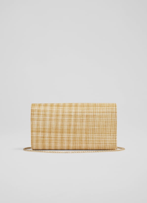 LK Bennett Lucy Clutch Natural