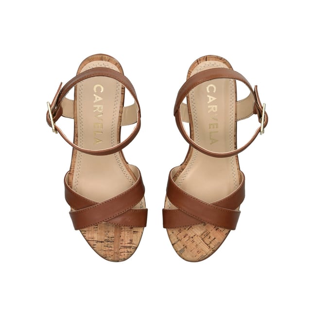 Carvela deals brown wedges
