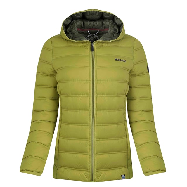100% Polyamide. Lining: Contrast. Design: Logo. Fabric Technology: Lightweight. Cuff: Contrast. Neckline: Hooded. Sleeve-Type: Long-Sleeved. Padded. Pockets: 2 Side Pockets, Zip. Fastening: Full Zip. 8 UK: 33 in. 10 UK: 35 in. 12 UK: 37 in. 14 UK: 39 in. 20 UK: 45.5 in. 22 UK: 47.5 in. 18 UK: 44 in. 16 UK: 41 in.