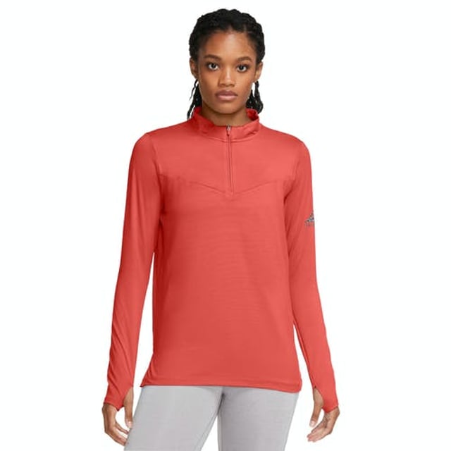 Nike Women s Orange Trail Element Half Zip Sweatshirt