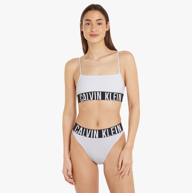 Calvin Klein INTENSE POWER Unlined Bralette Womens WhiteProduct Code: 000QF7631E100
