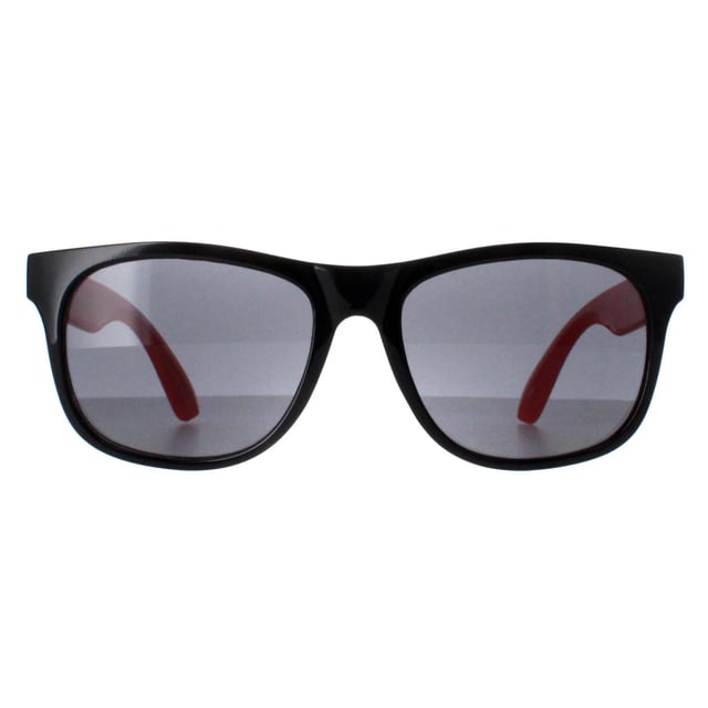 Smarty Rectangle Kids Black Orange Grey X2133  Sunglasses Equip your child with stylish and reliable protection with SMARTY Designer Sunglasses model X2133A, perfect for youths aged 7 to 11 years old. These rectangular-shaped sunglasses feature a sleek black frame with vibrant orange plastic arms and grey lenses, offering superior UV protection and a bold, modern look. The X2133A model combines trendy design with youth-friendly comfort and durability, making them ideal for any outdoor adventure. Available at an unbeatable discount from the regular retail price, these designer sunglasses provide exceptional quality and value. Give your child the perfect blend of style and safety with SMARTY sunglasses.