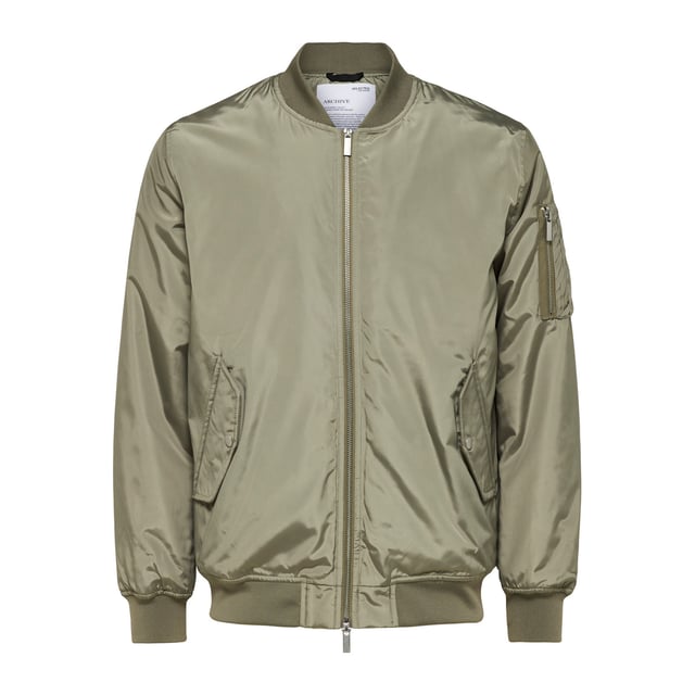 Archive Bomber Jacket von Selected in der farbe Grun und in größe XXL.