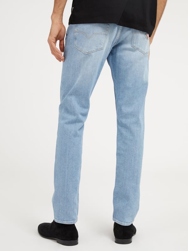 Light blue guess jeans hot sale