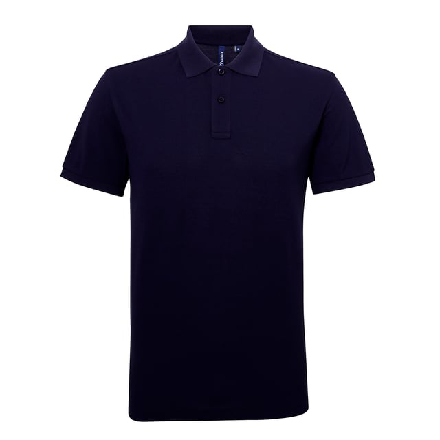Classic fit polo shirt. Ribbed knit collar and sleeve cuffs. Twin needle stitching on hem. Two self coloured buttons on placket. Machine washable. Moisture wicking fabric helps to regulate body temperature. Fabric: 65% Polyester, 35% Cotton. Size (Chest): S 37, M 40, L 42, XL 44, 2XL 47, 3XL 49, 4XL 51, 5XL 53.
