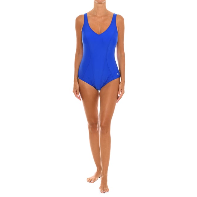 V-neck swimsuit 46064 women.

 It features a V-neckline at the front, creating a feminine and elegant silhouette.
 Includes cups to support and enhance the bust.
 It is lined in the front, providing greater coverage and support.
 The straps are not adjustable, being a fixed piece.
 On the back, it has a V-cut, leaving part of the back exposed.
 The Marie Claire brand is recognized for its fashion designs and trends in the swimwear sector.
 This Marie Claire swimsuit is an attractive and versatile option to wear on the beach, pool or other water activities.
 Its elegant and feminine design makes it a suitable garment for both a day at the beach and for more formal events or situations.
 Composition: 78% Polyamide, 22% Elastane
 Care:
Wash at maximum temperature 30º.
 Do not use dryer.
 Do not use bleach.
 Do not iron.
 Do not dry clean.