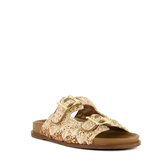 Dune raffia sandals new arrivals