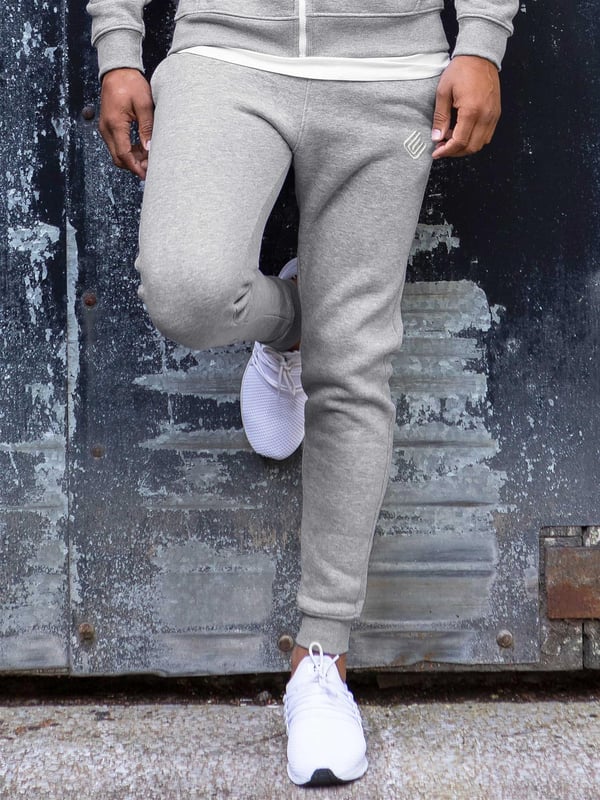 Mens grey designer tracksuit outlet