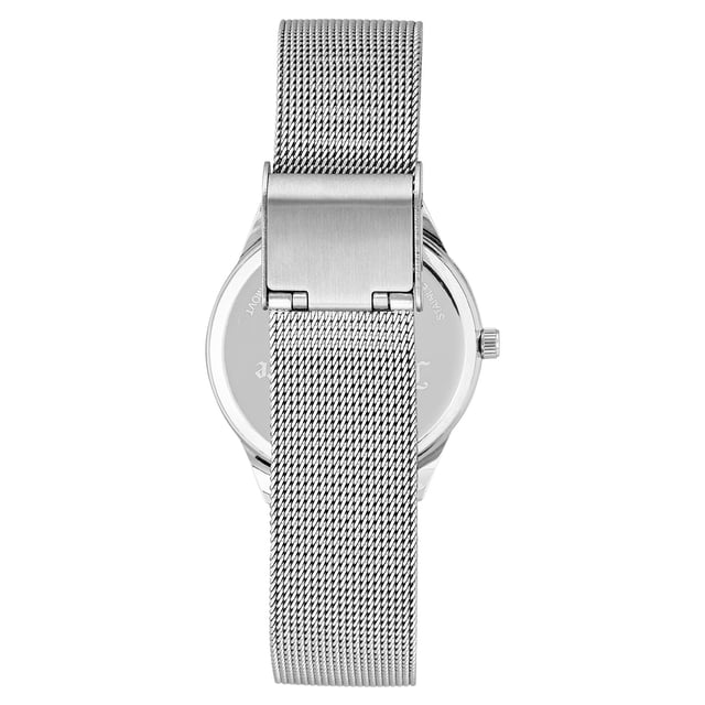 Juicy Couture Watch JC/1279BKSV
Genero: Mujer
Color principal: Plateado
mecanismo de relojeria: Cuarzo (bateria)
formato de la visualizacion: Analogico
La resistencia al agua: 0 ATM
Cierre del reloj: Hebilla plegable
Funciona: No hay ninguna funcion extra
Color de la caja: Argent
material de la caja: Metal
ancho de la caja: 35
longitud de la caja: 35
reloj de ajuste: No hay engaste de gemas
Color del brazalete: Plata
material del brazalete: malla de acero inoxidable
el ancho de la cara: 16
circunferencia de la muneca: 21
entrega: Caja de relojes
Estilo: Moda
Altura de la carcasa: 8
Vidrio: Vidrio mineral
color de la esfera: Gris
Reserva de energia: No automatico
Bezel: Ninguno