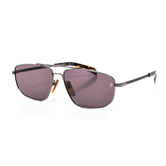 7049GS Metal Frame Sunglasses

 Shape and design:
 - These David Beckham glasses have a rectangular silhouette.

 Frame material:
 - The frame of these glasses is made of metal.
 - The use of metal provides durability and lightness to the frame.
 - This makes the glasses durable and comfortable to wear.

 Metal temples:
 - The temples are also made of metal, matching the frame material.
 - The metal on the temples adds solidity and stability to the structure of the glasses.

 Brand details:
 - DB brand engraving on the lens.
 - These design elements help to clearly identify the model as part of the David Beckham eyewear collection.

 Glasses:
 - The lenses are of high quality.
 - These lenses provide excellent UV protection and sharp, clear vision.
 Measures: Lens height: 40 mm. Lens width: 59 mm. Bridge: 15 mm. Temples: 145 mm.
 Composition: Metal
 Care:
Use a soft, clean microfiber cloth to clean your sunglasses. This type of cloth will not scratch the lenses.
 Avoid using abrasive cleaning products, detergents, alcohol or acetone, as they can damage lenses and anti-reflective treatments.