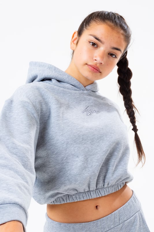 Hype cropped online hoodie