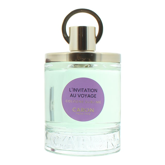 Caron L'invitation Au Voyage Eau De Cologne was launched in 2022 as a Aromatic Spicy fragrance for both men and women. Top notes of this scent are Violet Leaf, Mandarin Orange, Bergamot and Cardamom. Middle notes are cinnamon, Orange Blossom and Geranium. Base notes of Labdanum, Cedar and Guaiac wood.
